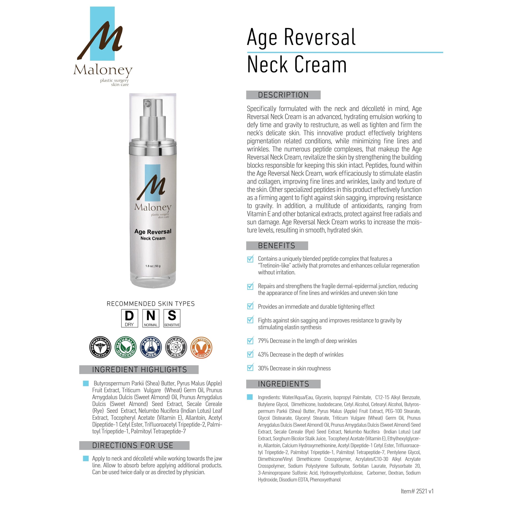 Age Reversal Neck Cream