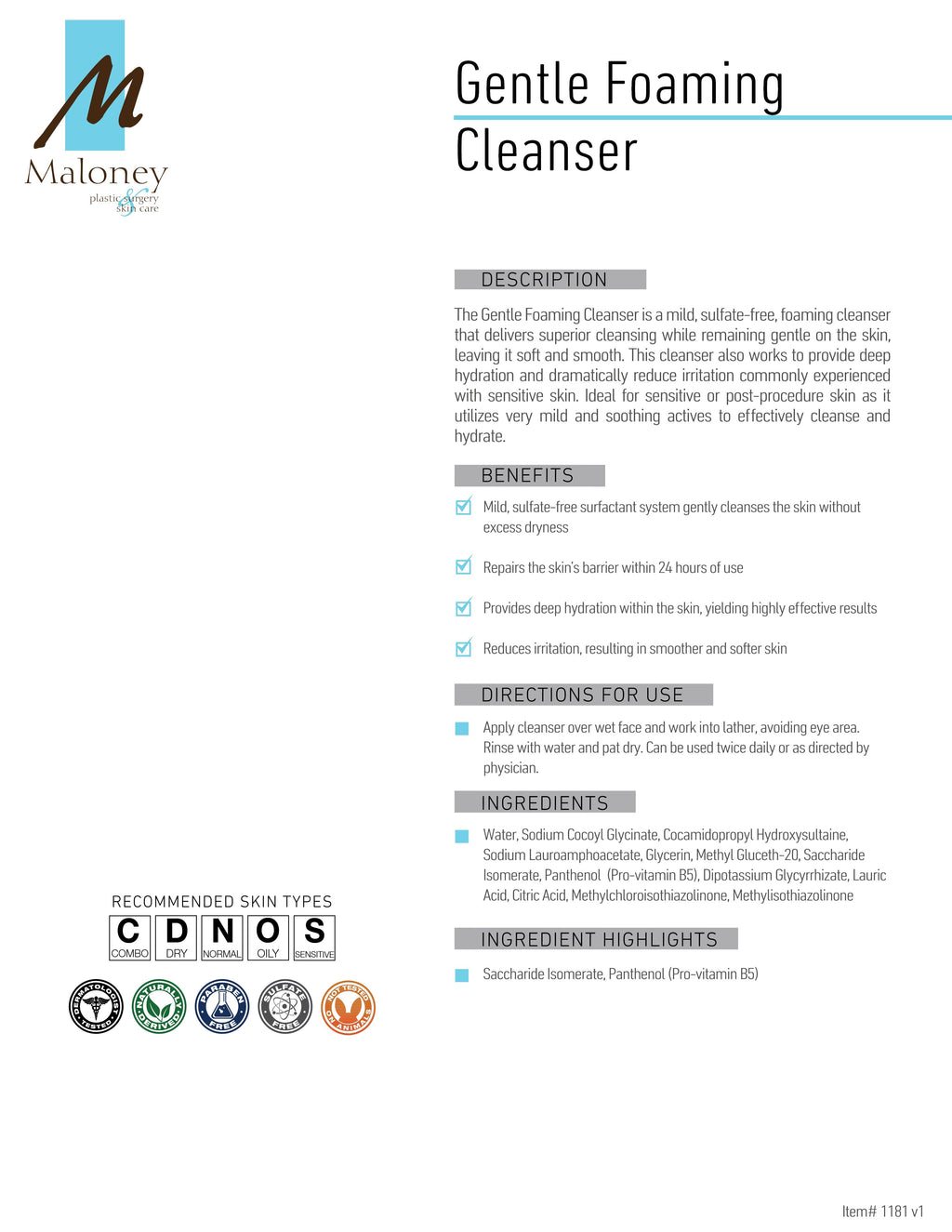 Gentle Foaming Cleanser