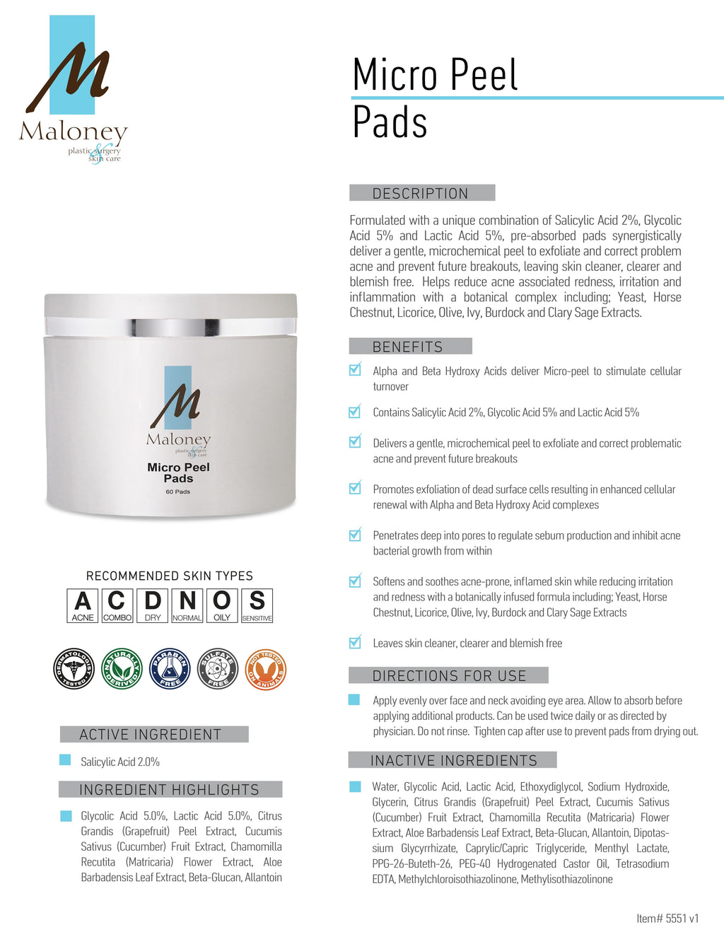 Micro Peel Pads