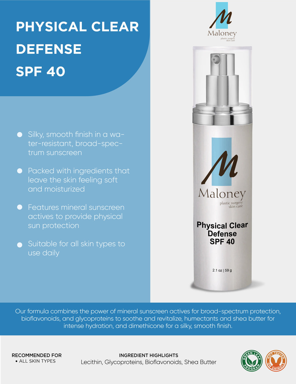 Physical Clear Defense SPF 40