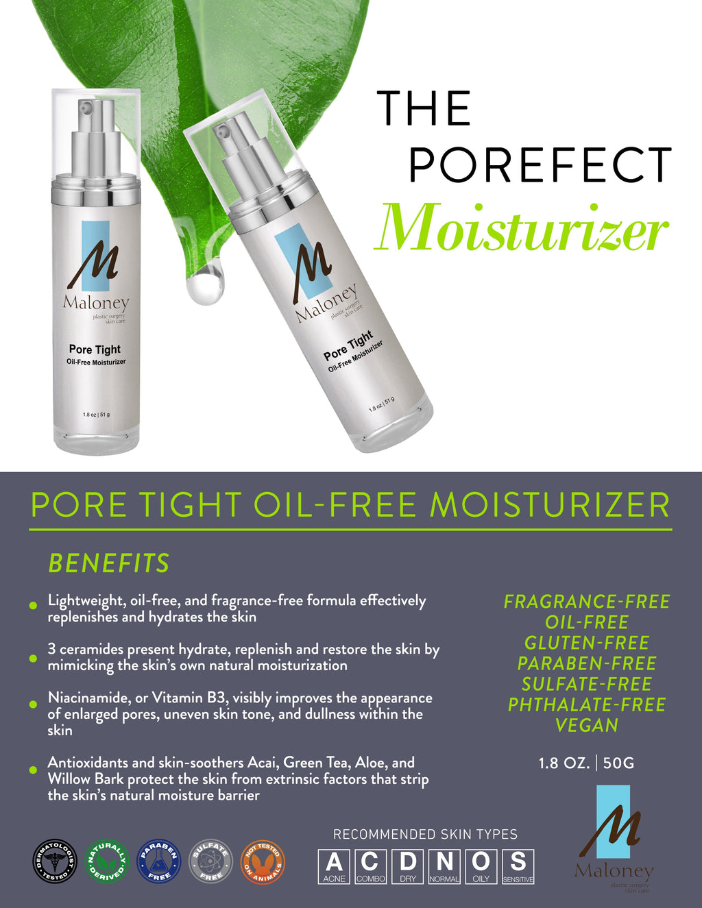 Pore Tight Oil-Free Moisturizer
