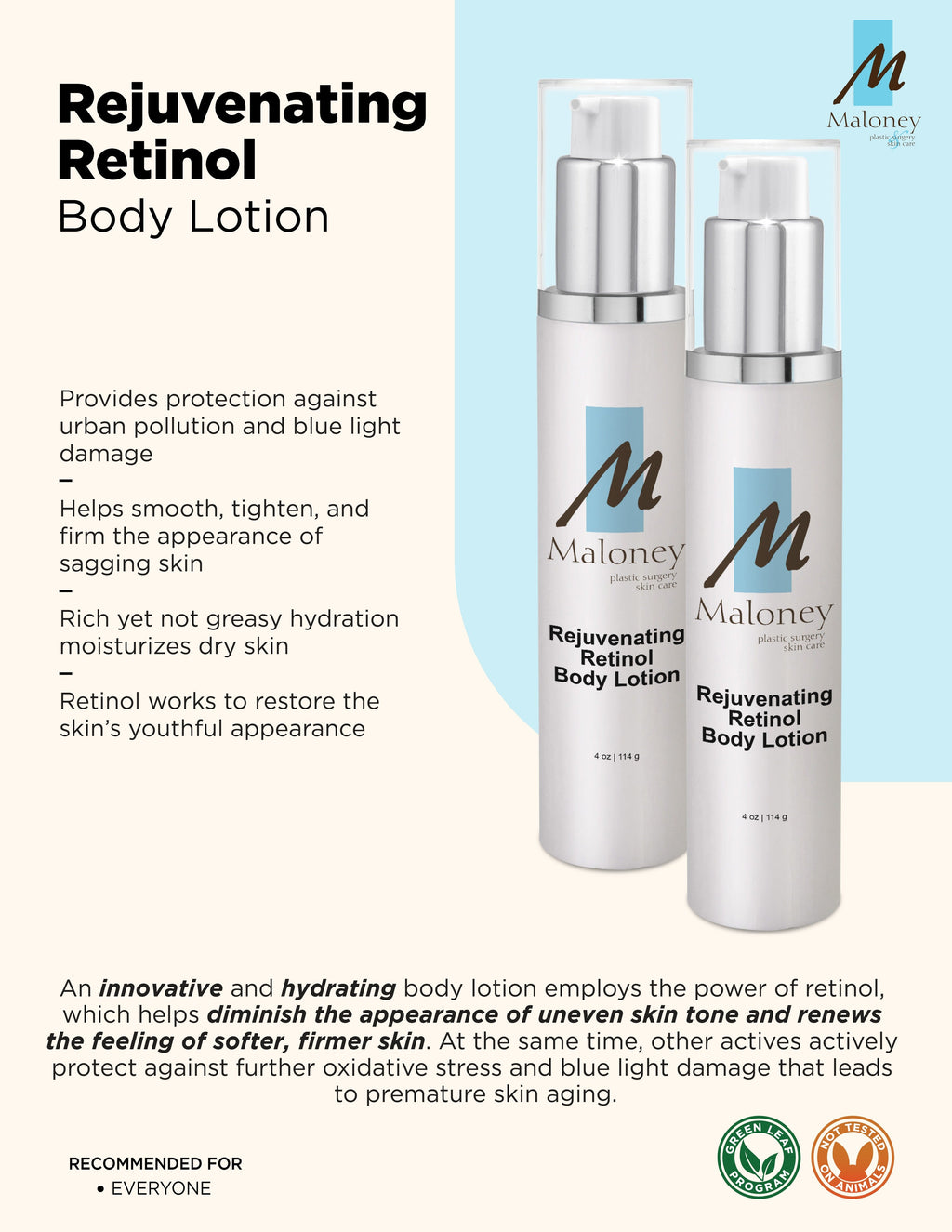 Rejuvenating Retinol Body Lotion