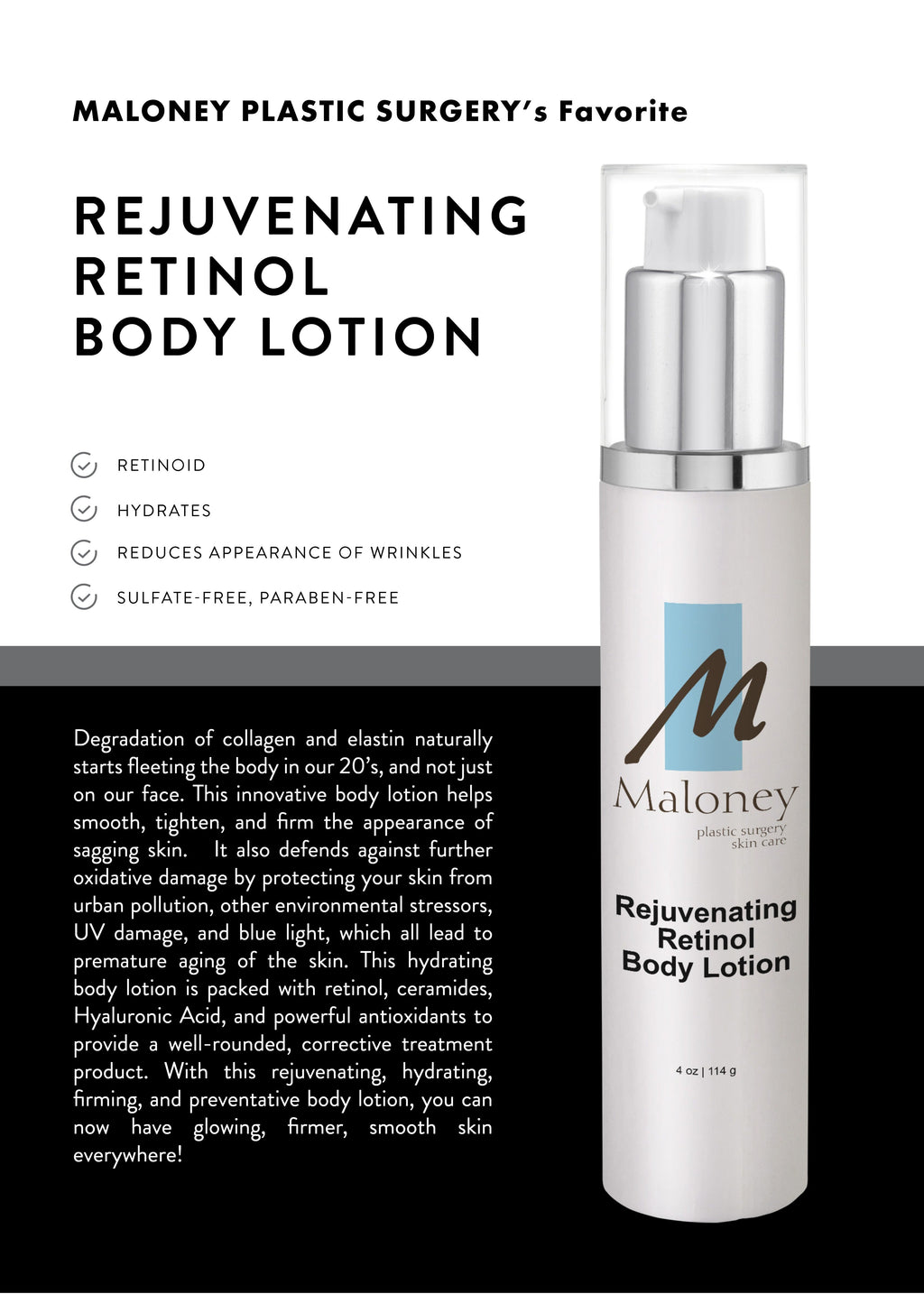 Rejuvenating Retinol Body Lotion