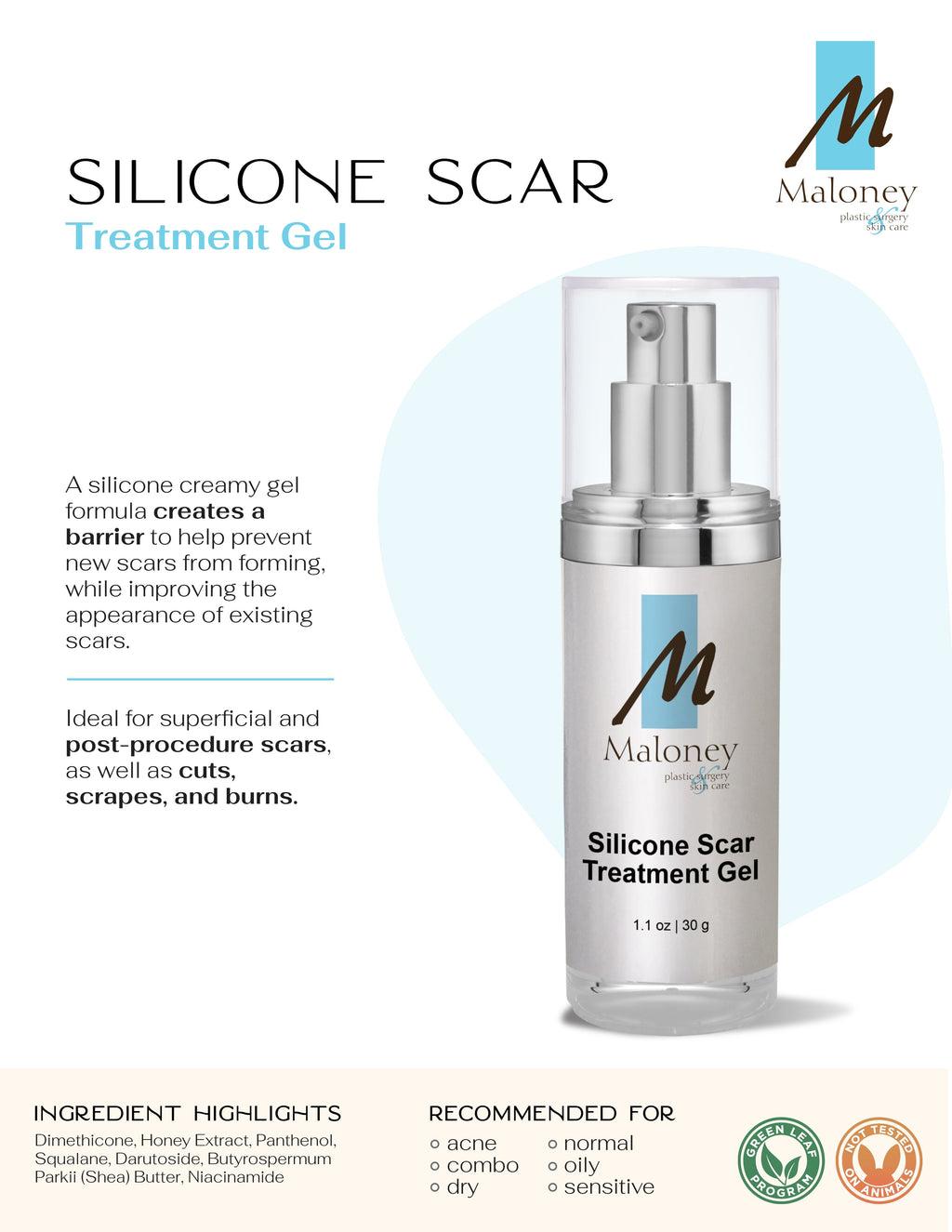 Silicone Scar Treatment Gel